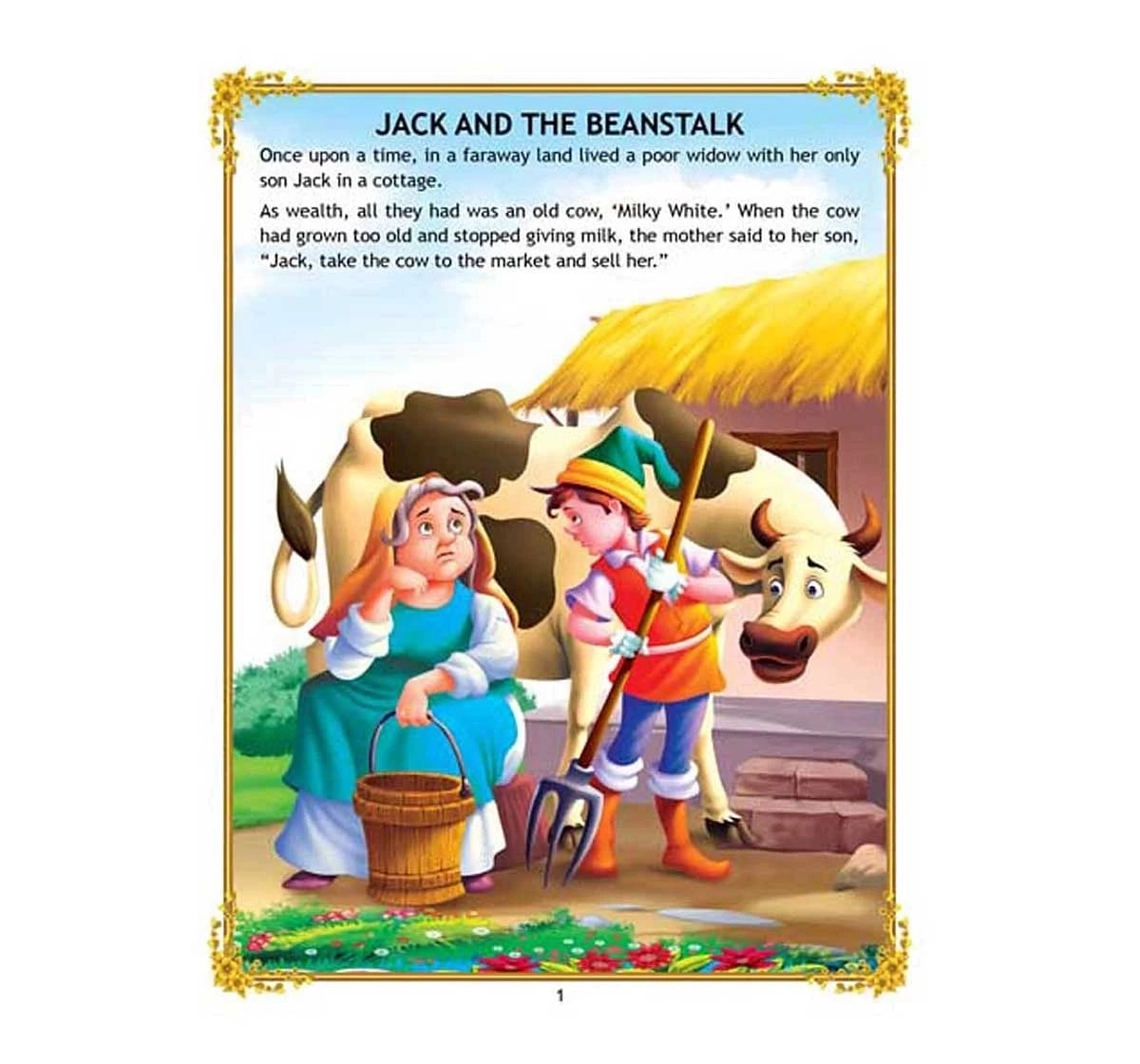 Dreamland Paper Back Jack and the Beanstalk Story Books for kids 2Y+, Multicolour