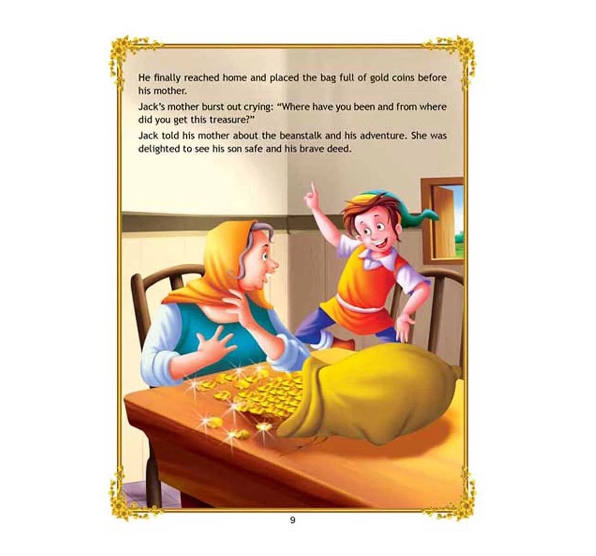 Dreamland Paper Back Jack and the Beanstalk Story Books for kids 2Y+, Multicolour