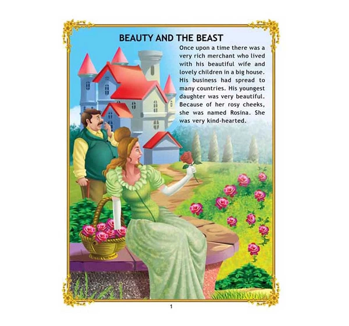 Dreamland Paper Back Beauty and the Beast Story Books for kids 2Y+, Multicolour