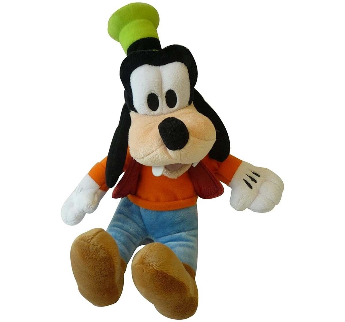 Dinsey Goofy Flopsies Plush 10" Character Soft Toys for Kids Age 1Y+ - 10.5 Cm