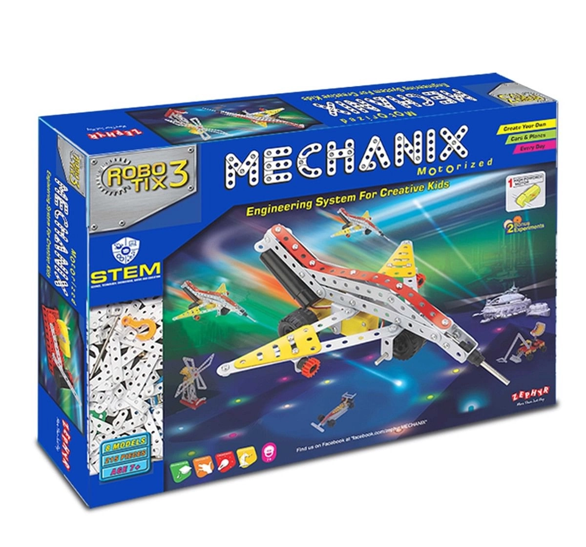 Metal Mechanix - Robotix - 3,  7Y+ (Multicolour)