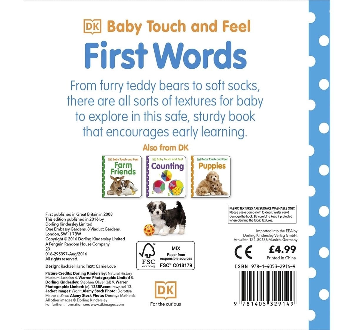 Baby Touch & Feel : First Words, 176 Pages Book by DK Children, Paperback