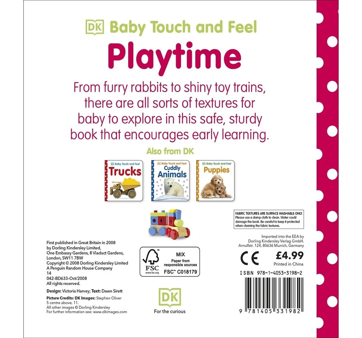 Baby Touch & Feel : Playtime, 112 Pages Book by DK Children, Paperback