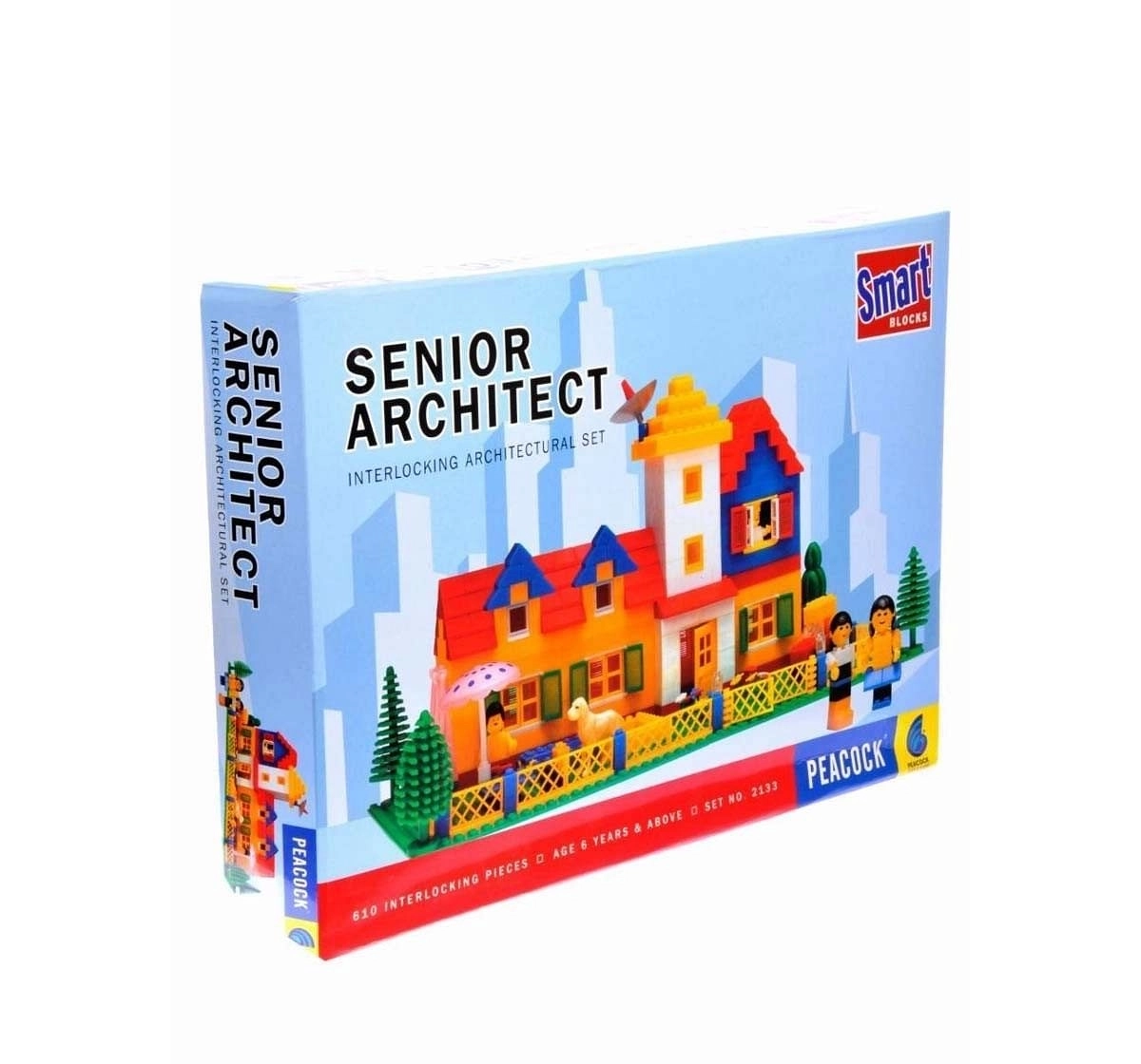 Peacock Senior Architect Generic Blocks for Kids age 6Y+ 