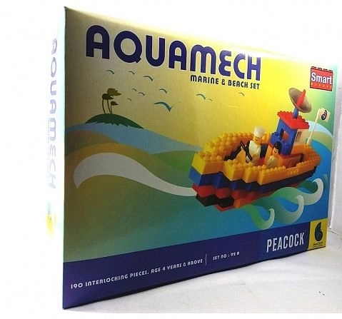 Peacock  Aquamech Generic Blocks for Kids age 4Y+ 