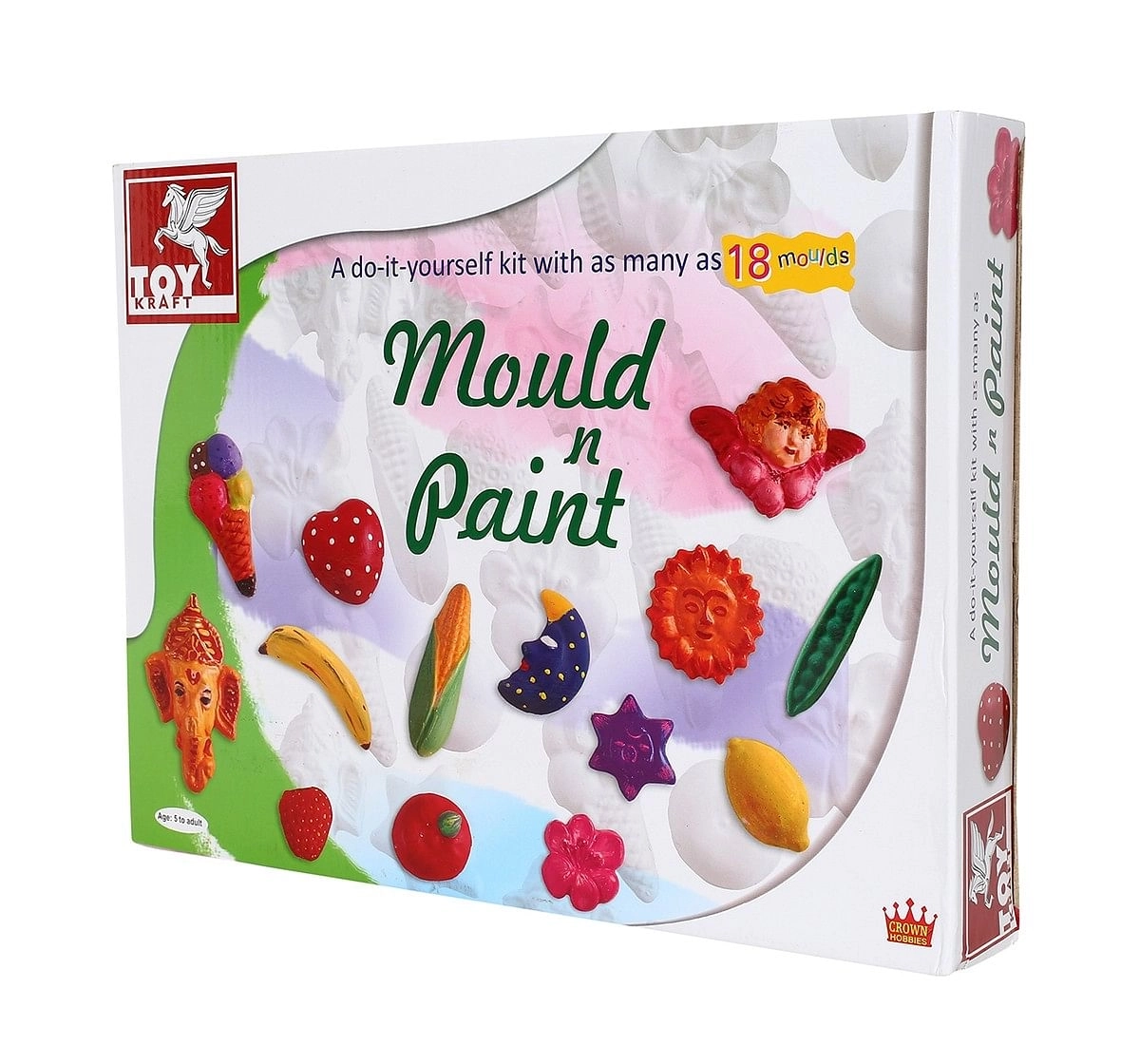 Toy Kraft Mould And Paint DIY Art & Craft Kits for Kids age 5Y+ 