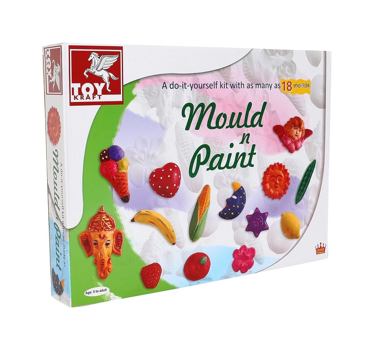 Toy Kraft Mould And Paint DIY Art & Craft Kits for Kids age 5Y+ 
