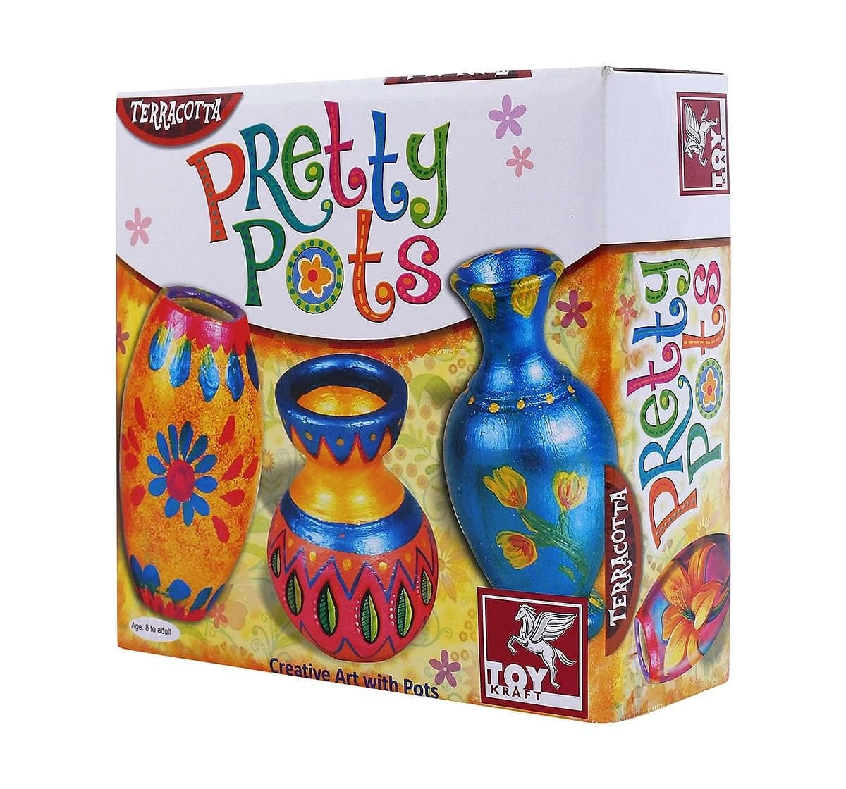 Toy Kraft Pretty Pots DIY Art & Craft Kits for Kids age 8Y+ 