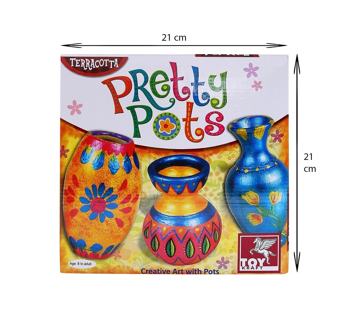 Toy Kraft Pretty Pots DIY Art & Craft Kits for Kids age 8Y+ 