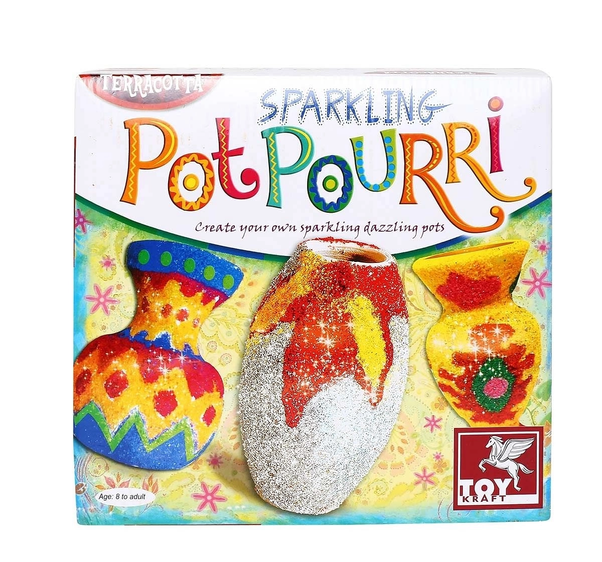 Toy Kraft Sparkling Pot Pourri DIY Art & Craft Kits for Kids age 8Y+ 