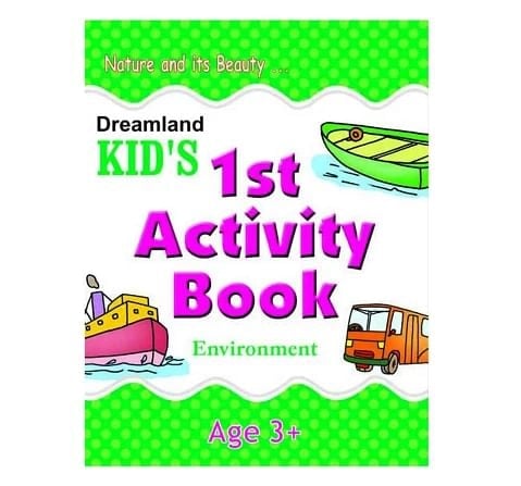 Dreamland Paper Back 1st Environment Activity Book for kids 3Y+, Multicolour