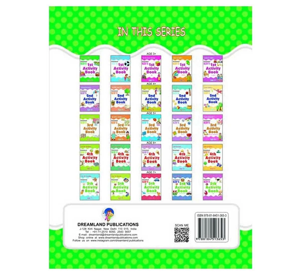 Dreamland Paper Back 1st Environment Activity Book for kids 3Y+, Multicolour