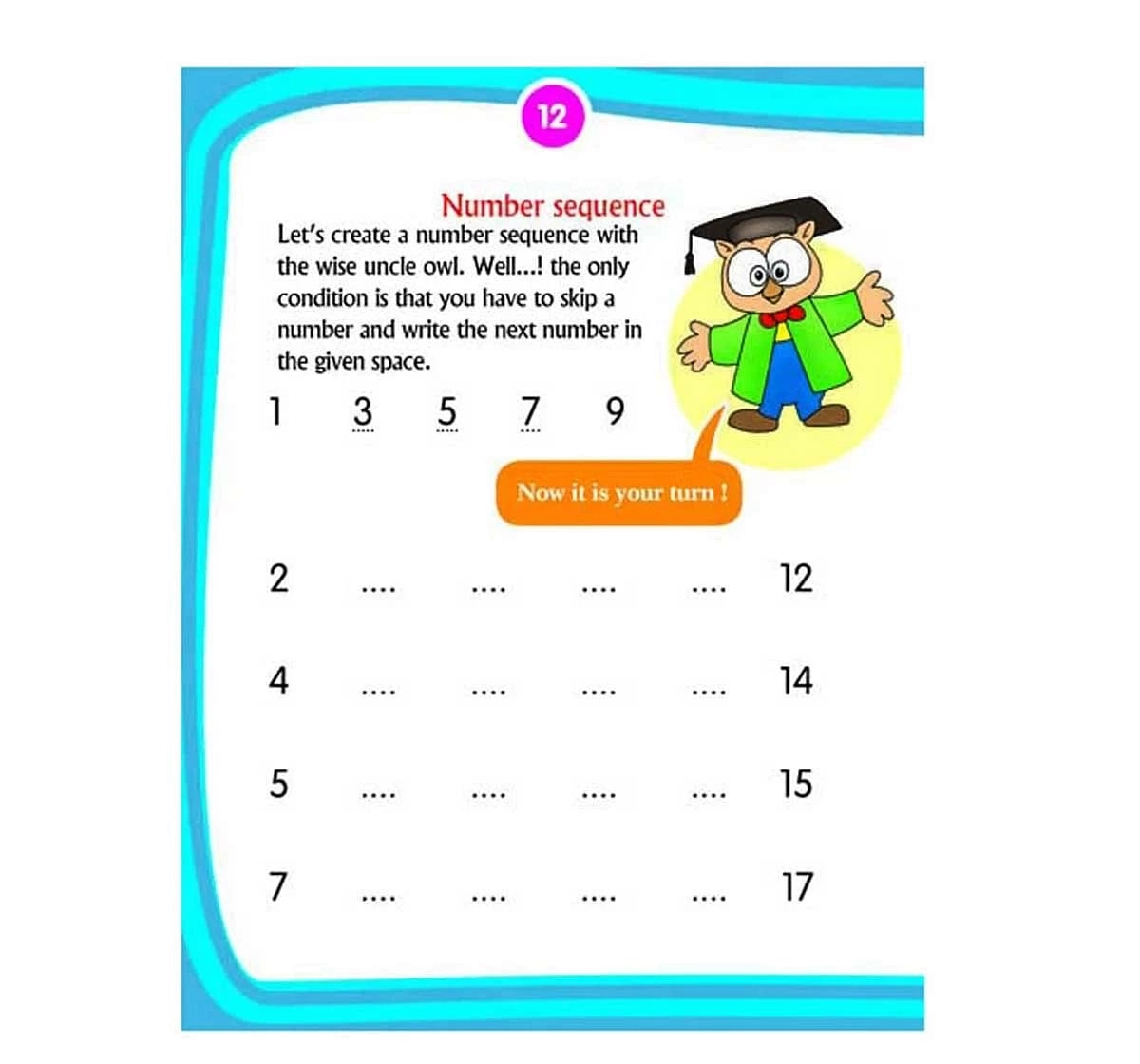 Dreamland Paper Back 1st Maths Activity Book for kids 3Y+, Multicolour
