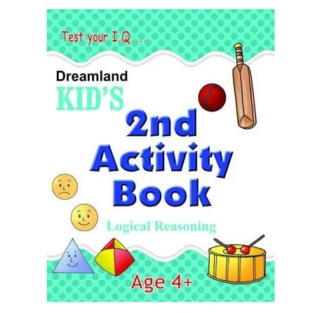 Dreamland Paper Back 2nd Logic Reasoning Activity Book for kids 4Y+, Multicolour