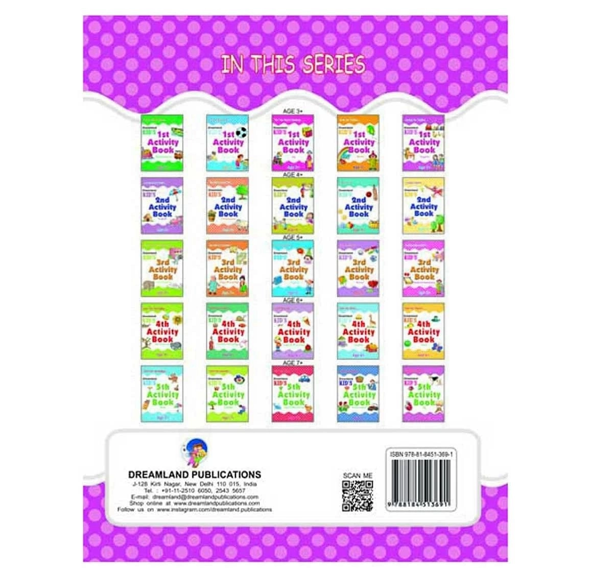 Dreamland Paper Back 2nd Maths Activity Book for kids 4Y+, Multicolour