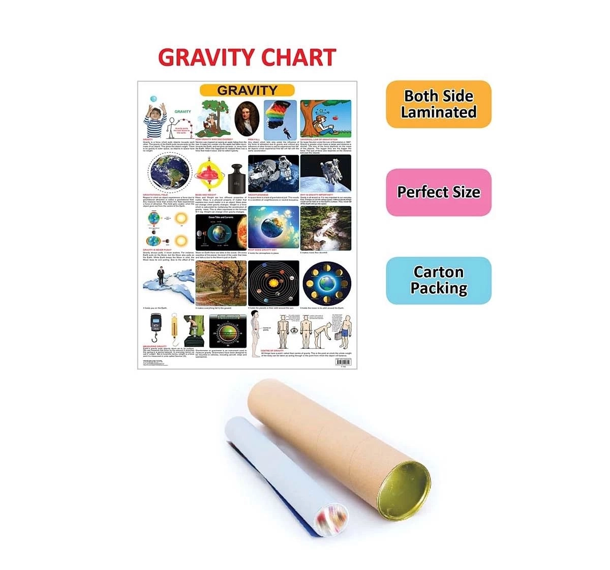 Dreamland Gravity Chart for kids 12Y+, Multicolour