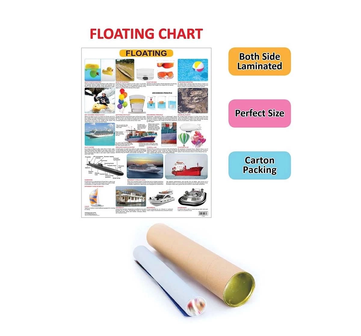 Dreamland Floating Chart for kids 12Y+, Multicolour