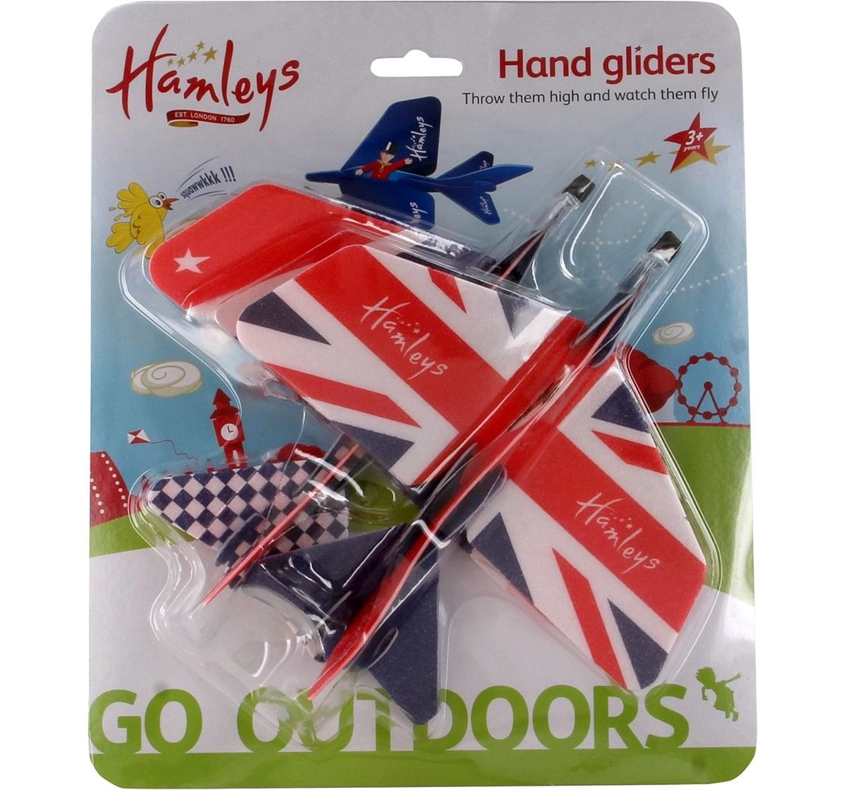 Hamleys Union Jack Hand Glider Planes Games for Kids age 3Y+ 