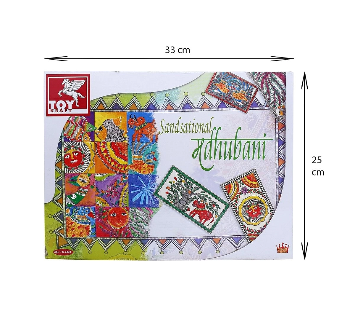 Toy Kraft Sandsational Madhubani DIY Art & Craft Kits for Kids age 7Y+ 