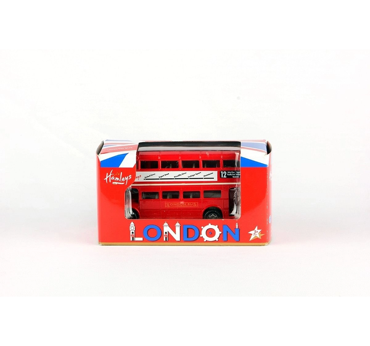  Hamleys London Double Decker Bus (Red) Vehicles for Kids age 3Y+ (Red)