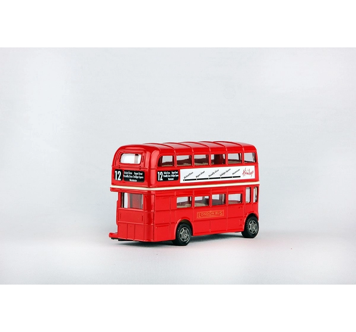  Hamleys London Double Decker Bus (Red) Vehicles for Kids age 3Y+ (Red)