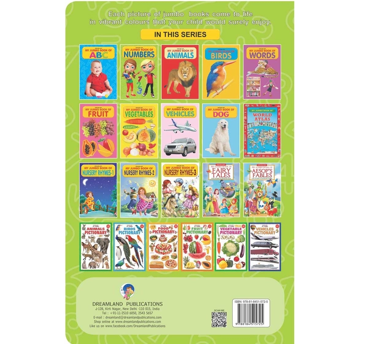 Dreamland Paperback My Jumbo Number Books for Kids 3Y+, Multicolour