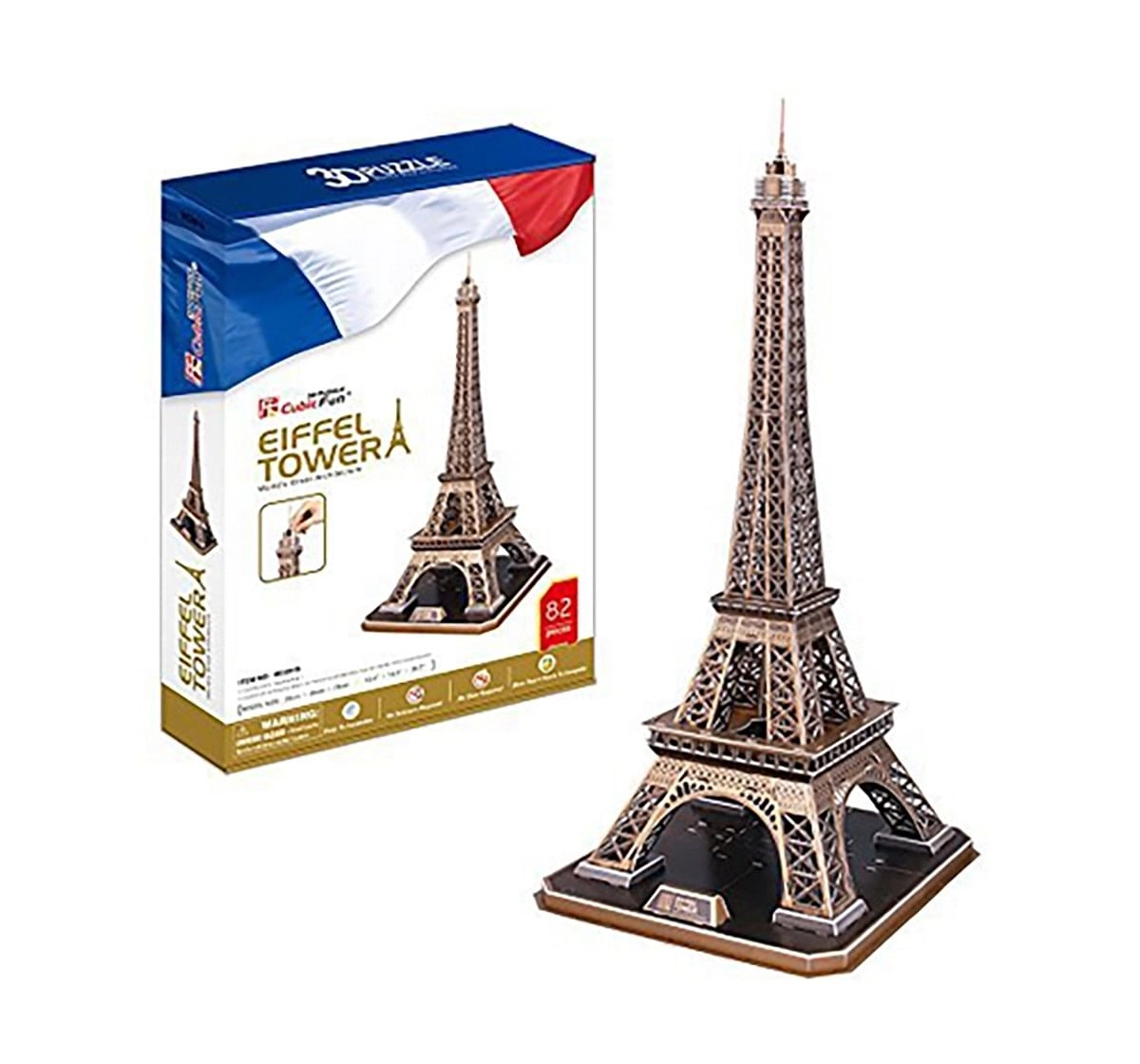 Cubic Fun  3D Puzzle - Eiffel Tower (Regular) Puzzles for Kids age 10Y+ 