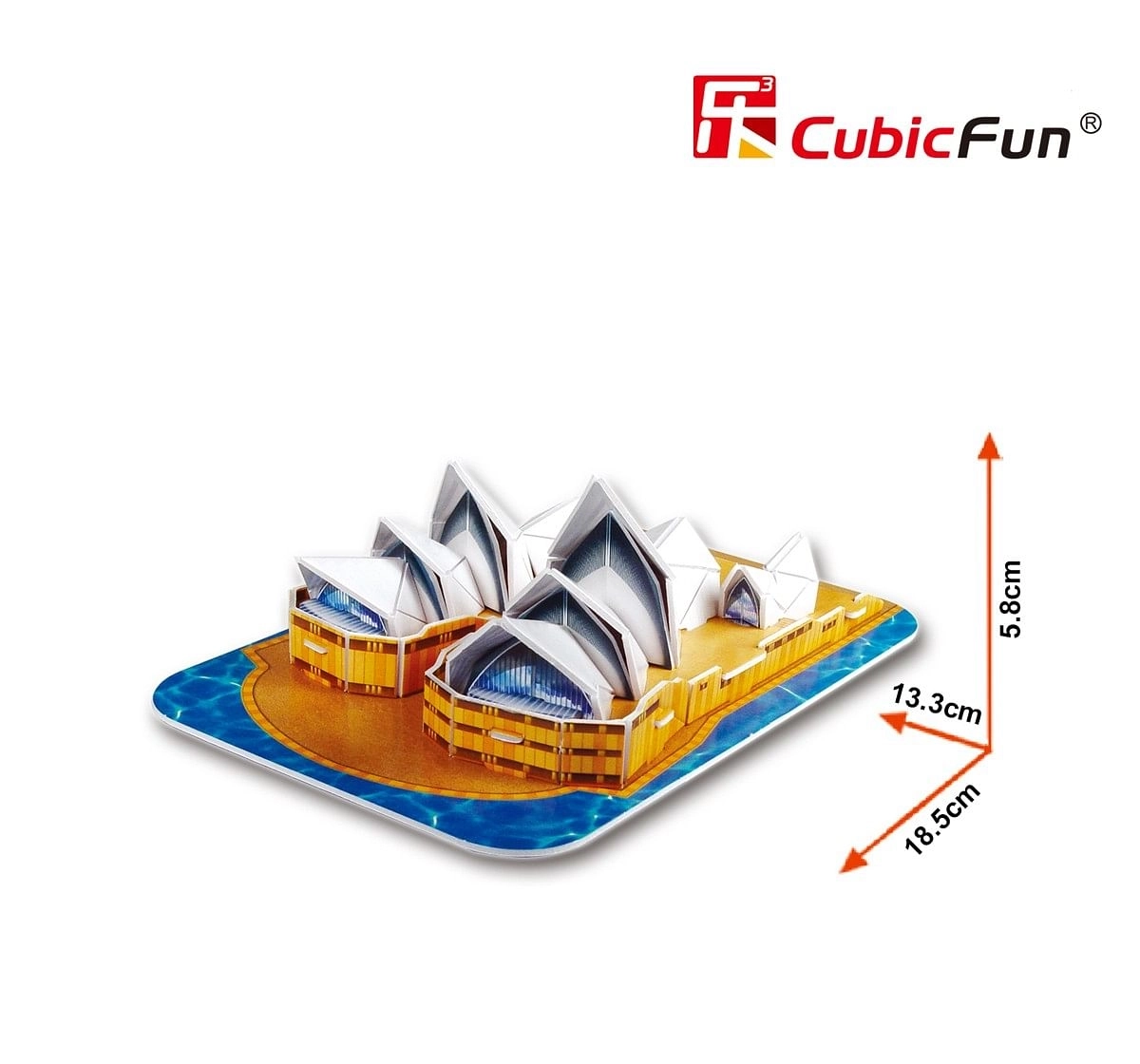 Cubic Fun Sydney Opera House 3D Puzzle 30 Pcs for Kids age 3Y+