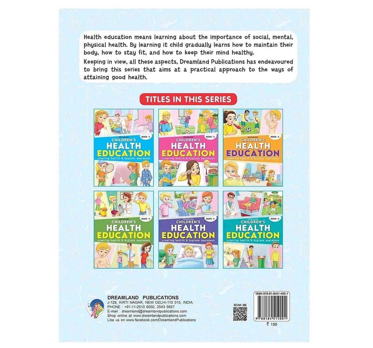 Dreamland Paper Back Children Health Education Part 1 Book for kids 5Y+, Multicolour