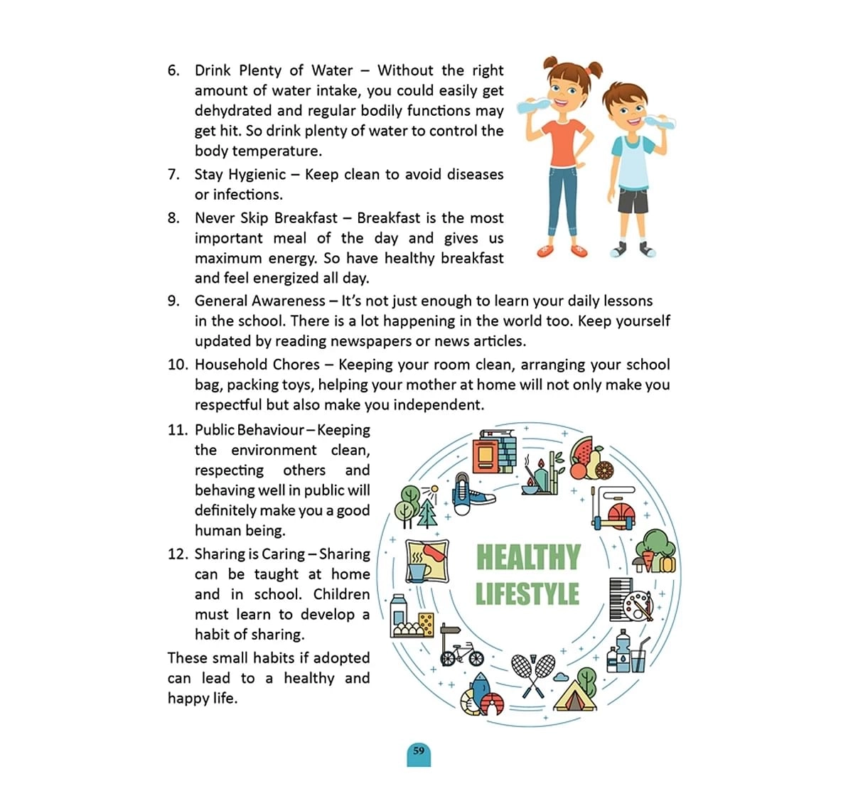 Dreamland Paper Back Children Health Education Part 6 Book for kids 10Y+, Multicolour