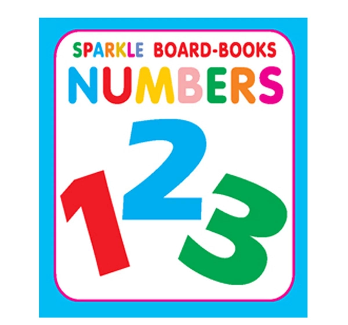 Dreamland Sparkle Numbers Early Learning Board Book for kids 0M+, Multicolour
