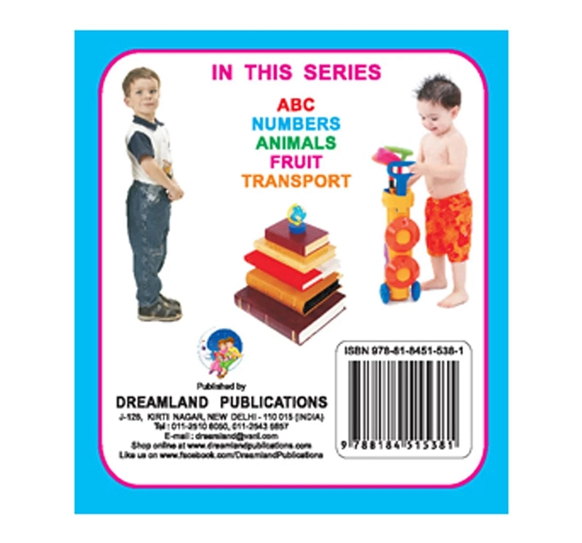 Dreamland Sparkle Numbers Early Learning Board Book for kids 0M+, Multicolour