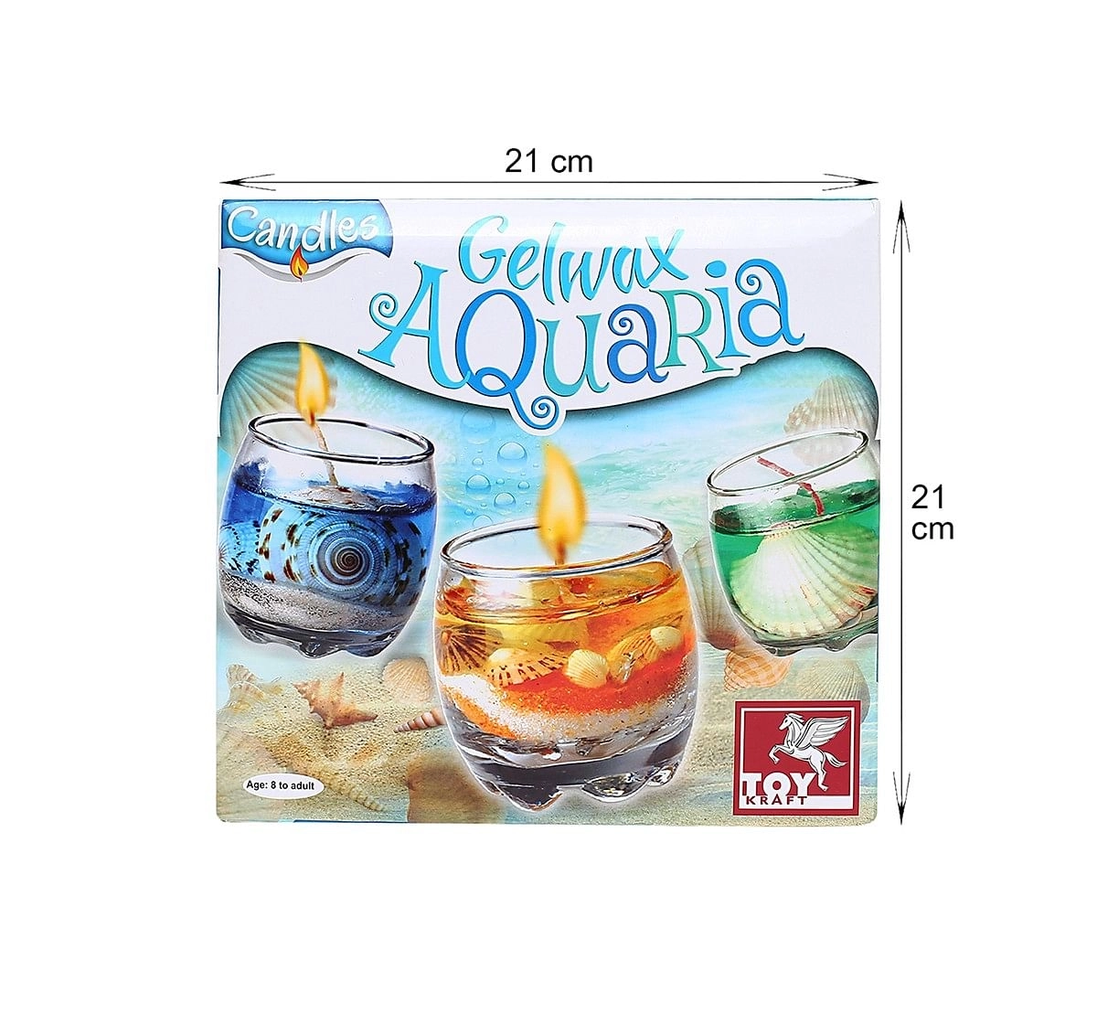 Toy Kraft Gelwax Candles-Aquaria DIY Art & Craft Kits for Kids age 8Y+ 