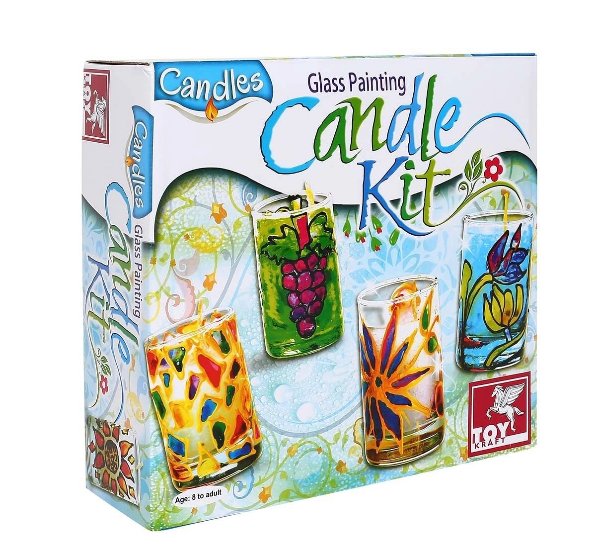 Toy Kraft Glass Painting Candle Making DIY Art & Craft Kits for Kids age 8Y+ 