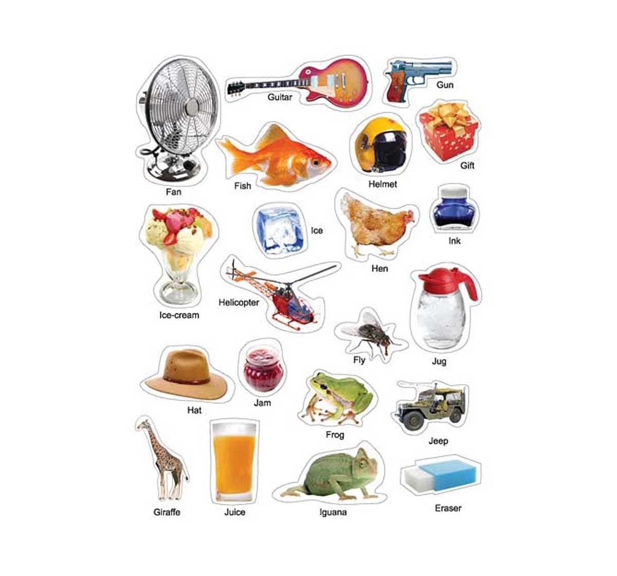 Dreamland Paper Back Play With Sticker ABC Book for kids 3Y+, Multicolour