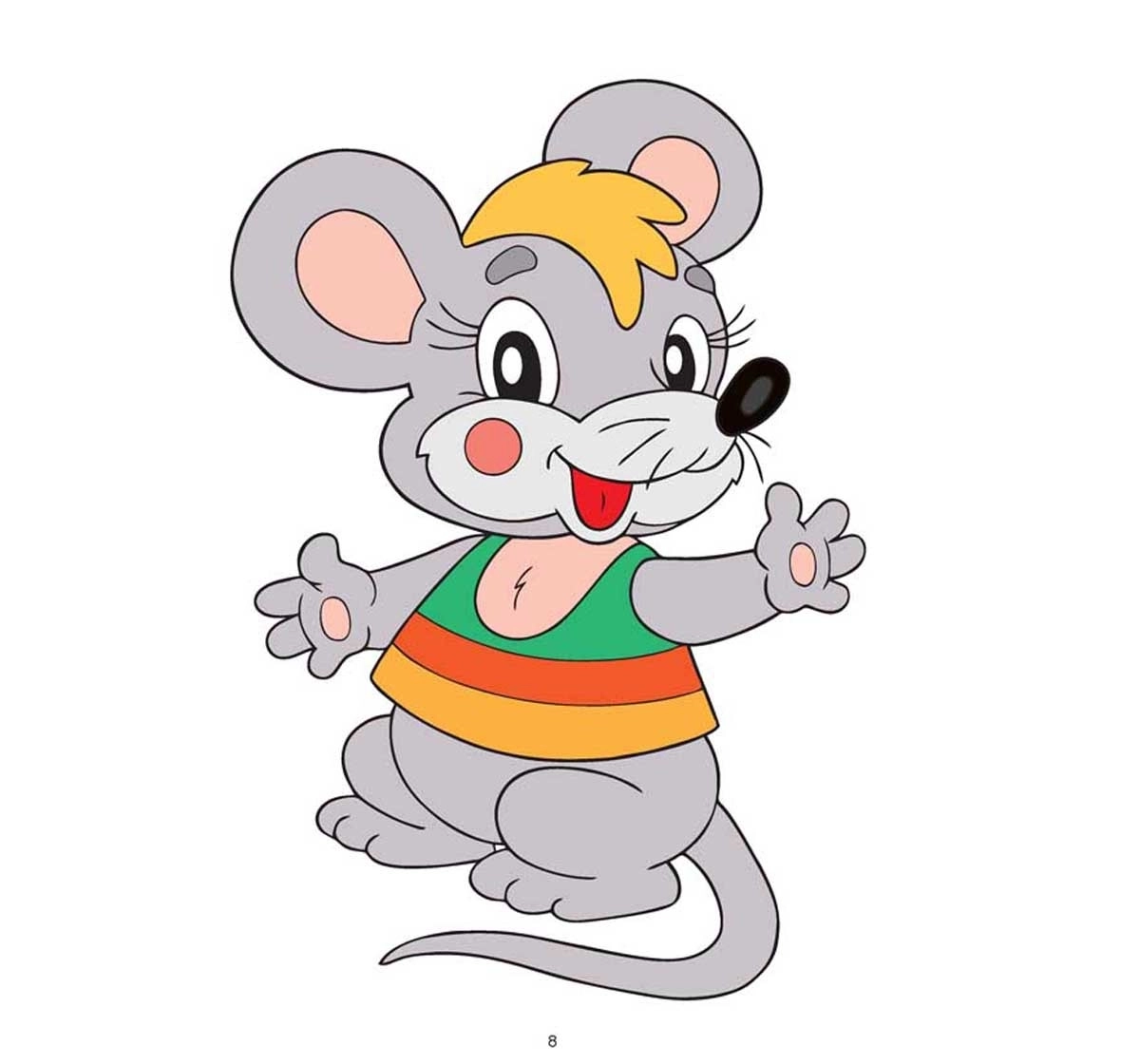 Dreamland Paperback Jumbo Cartoon Colouring Part 1 Book for Kids 3Y+, Multicolour