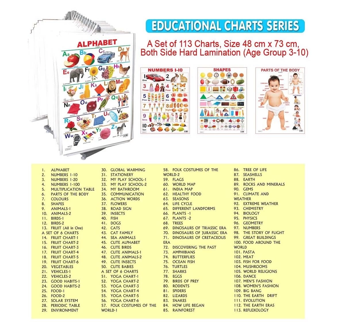 Dreamland Chart Fruit Chart Part 2 Book for kids 3Y+, Multicolour