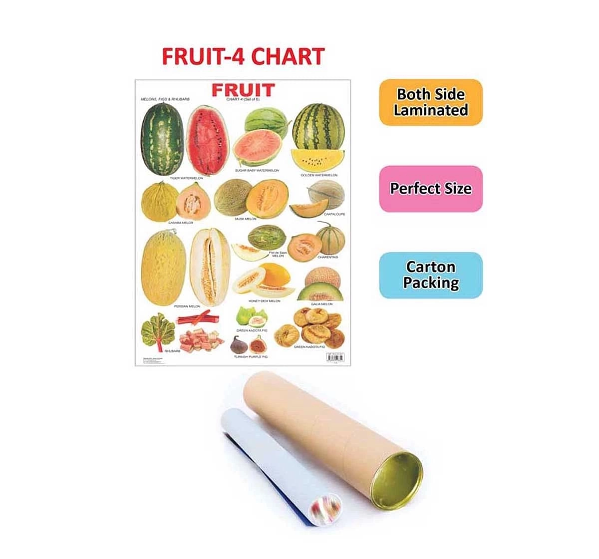 Dreamland Fruit Chart Part 4 for kids 3Y+, Multicolour