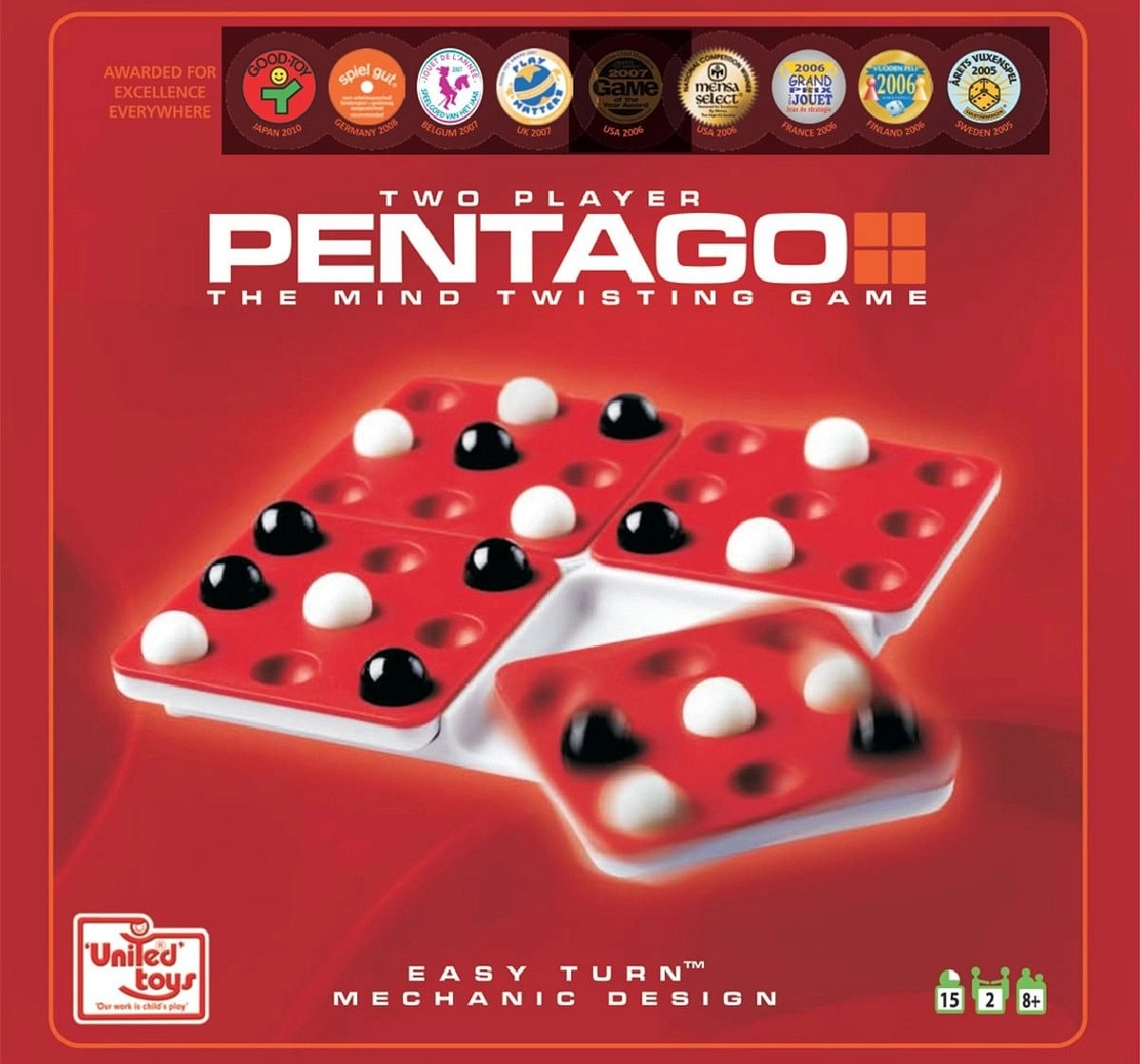 United Toys Pentago The Mind Twisting Game,  7Y+ (Multicolor)