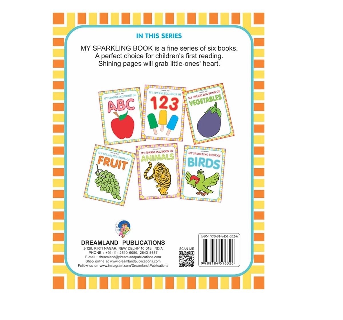 Dreamland Paper Back My Sparkling Vegetables Book for kids 2Y+, Multicolour