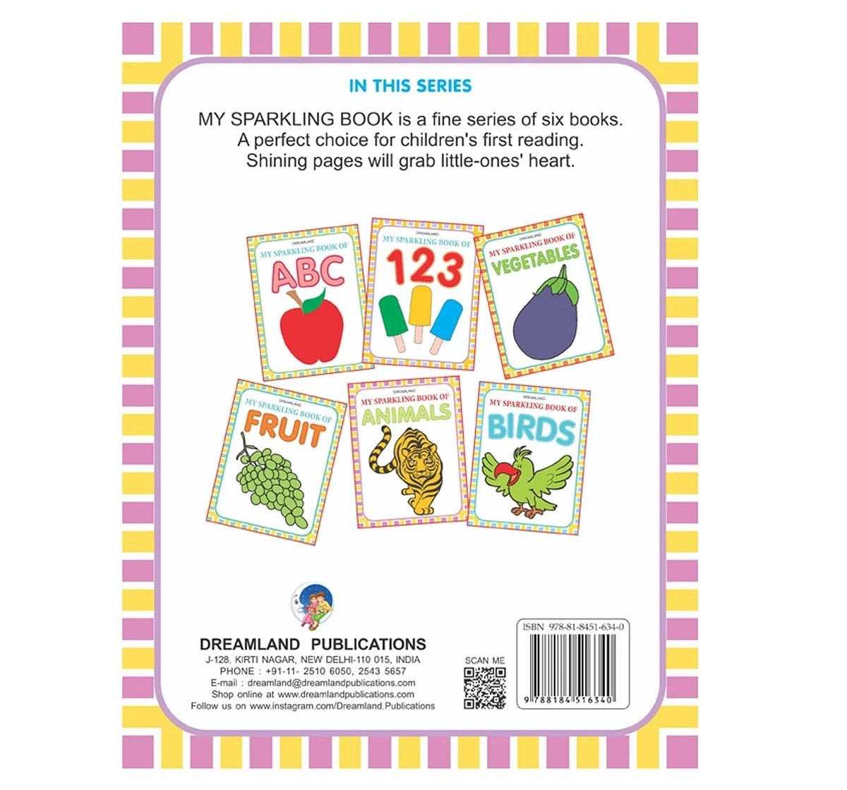 Dreamland Paper Back My Sparkling Animals Book for kids 2Y+, Multicolour