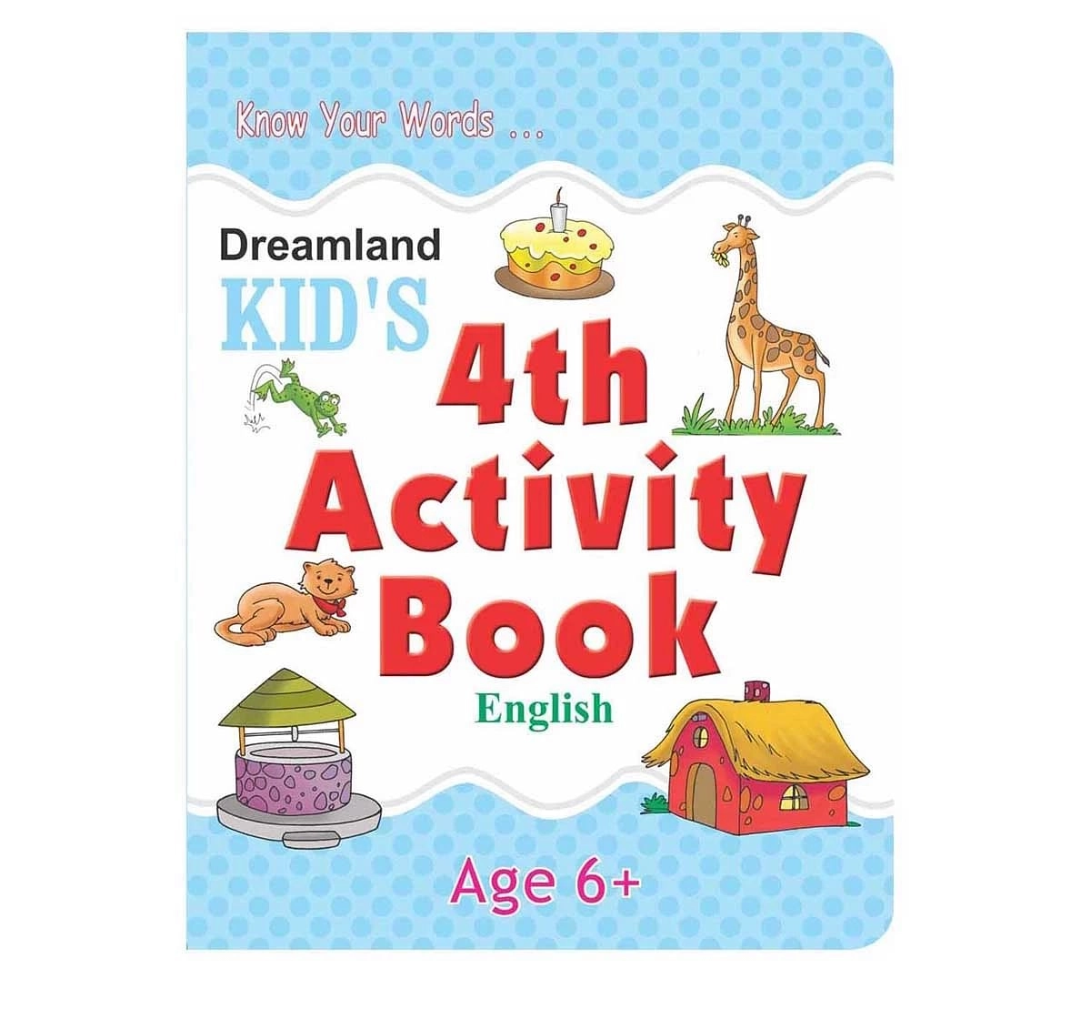 Dreamland Paper Back 4th English Activity Book for kids 6Y+, Multicolour