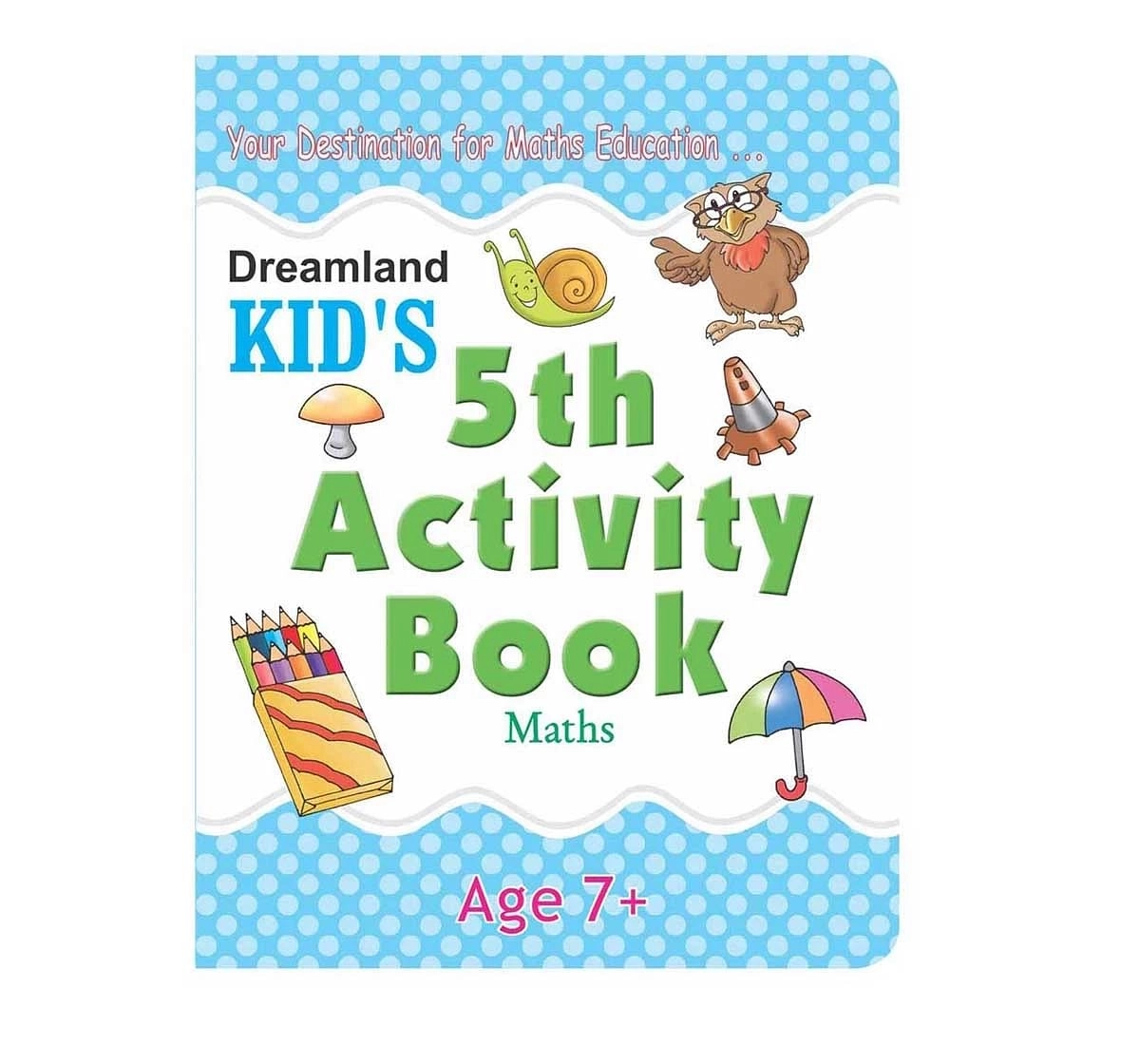 Dreamland Paper Back 5th Maths Activity Book for kids 7Y+, Multicolour