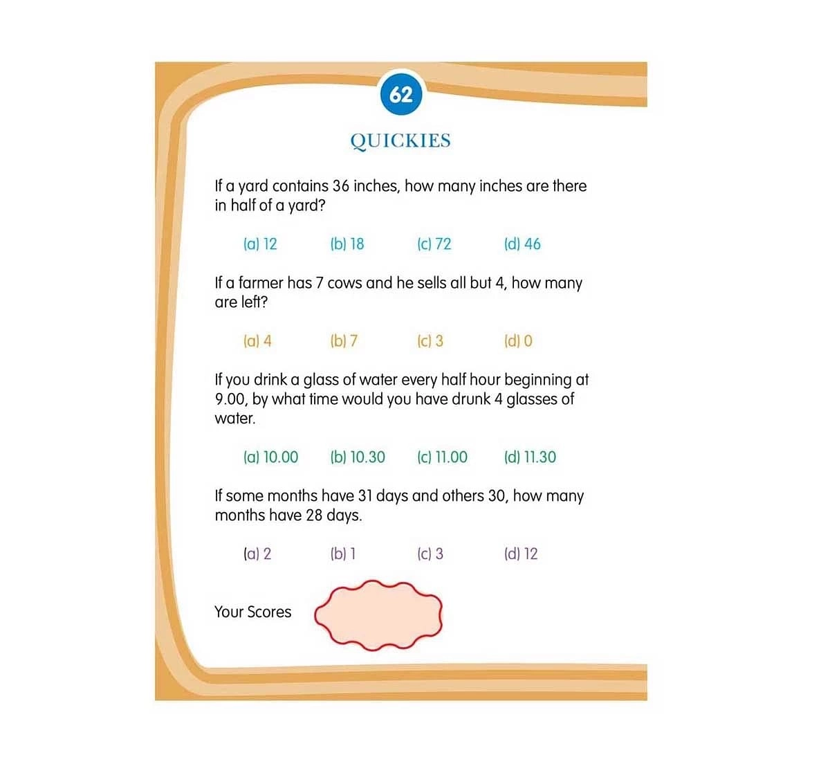 Dreamland Paper Back 5th Maths Activity Book for kids 7Y+, Multicolour