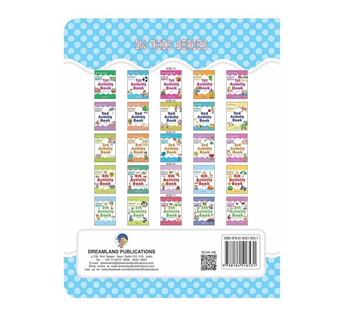 Dreamland Paper Back 5th Maths Activity Book for kids 7Y+, Multicolour