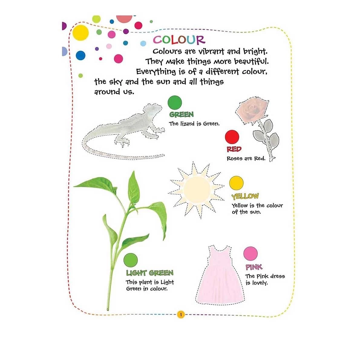 Dreamland Paper Back Play With Sticker Colour and Shapes Book for kids 3Y+, Multicolour