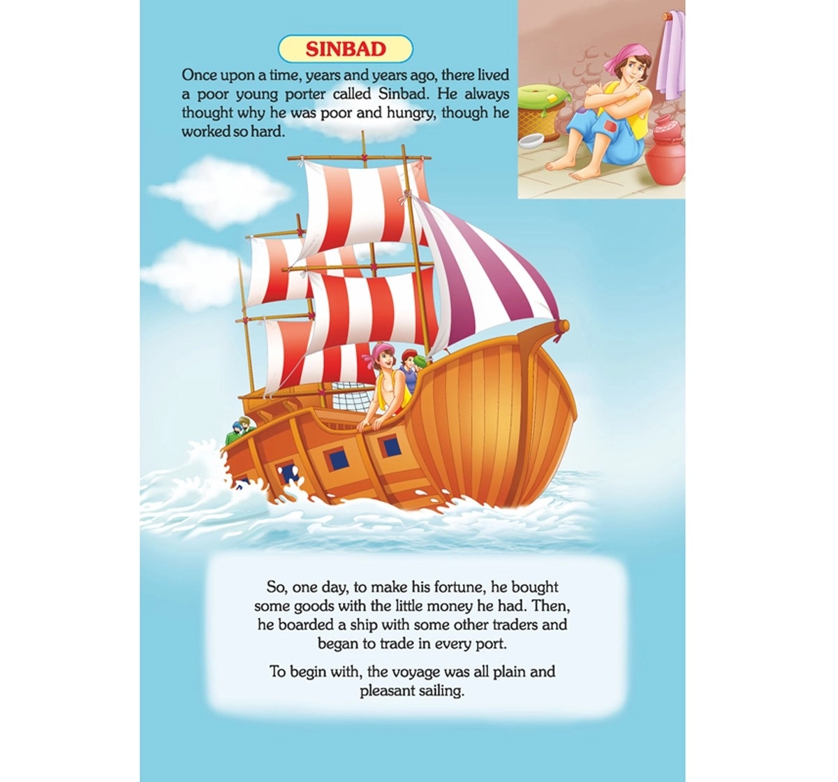 Dreamland Hardbound Popup Sinbad Books for Kids 3Y+, Multicolour