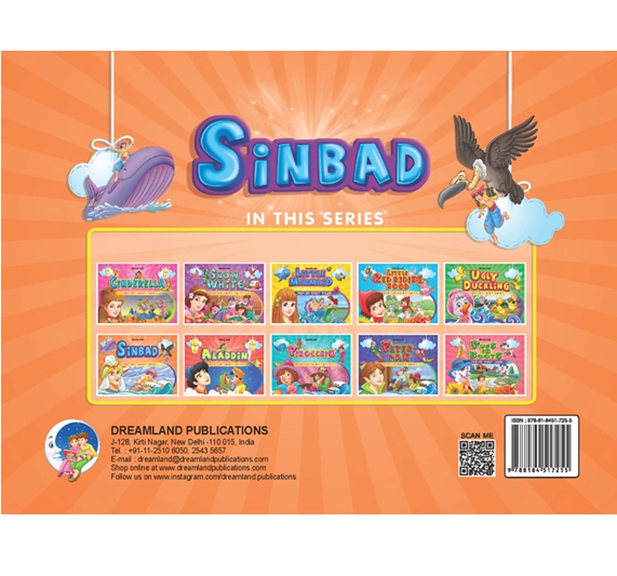 Dreamland Hardbound Popup Sinbad Books for Kids 3Y+, Multicolour