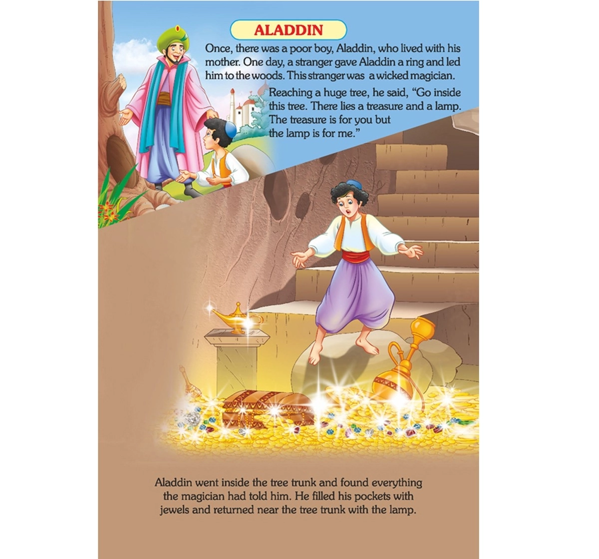 Dreamland Hardbound Popup Aladdin Books for Kids 3Y+, Multicolour