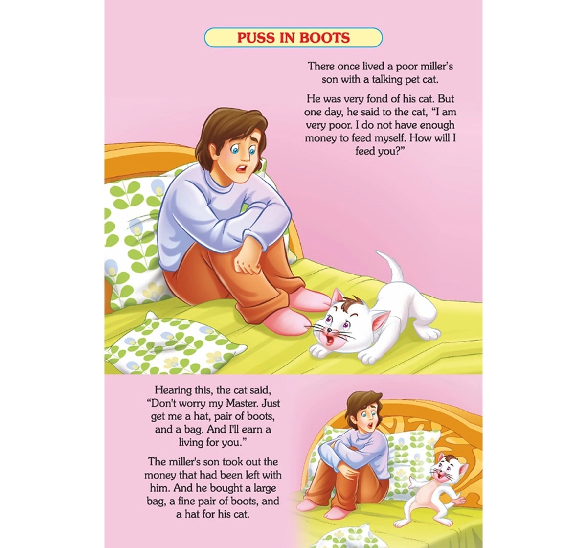 Dreamland Hardbound Popup Puss in Boots Books for Kids 3Y+, Multicolour